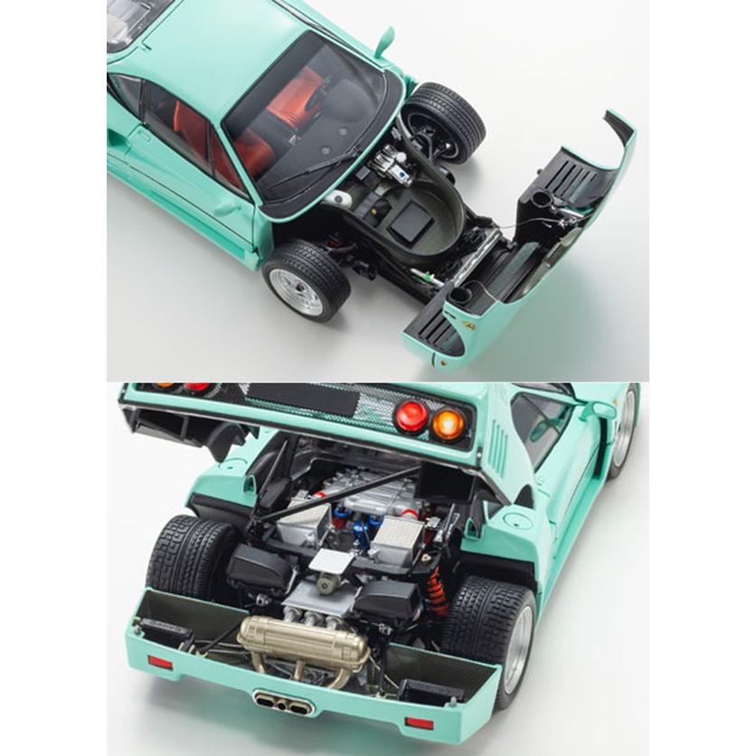 ☆カタログ】 京商オリジナル 1/18 フェラーリ F40 (ミントグリーン