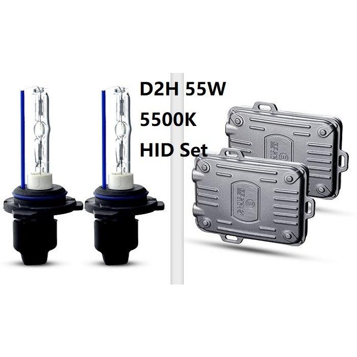 HIDキット D2H 55W 5500K バルブ バラスト付 2本セット 交換用 : Vland