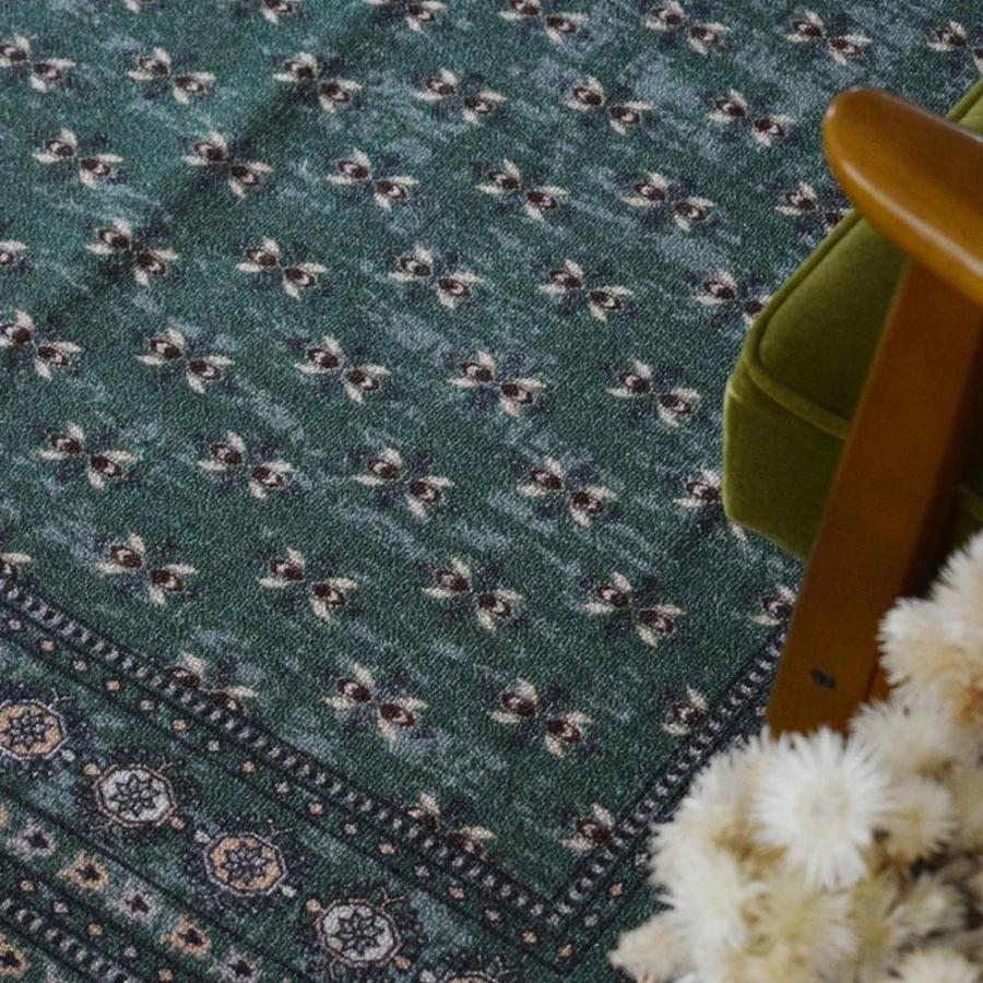 お洒落で洗えるヴィンテージ風ラグマット ブハラ 140×200cm 14色 5