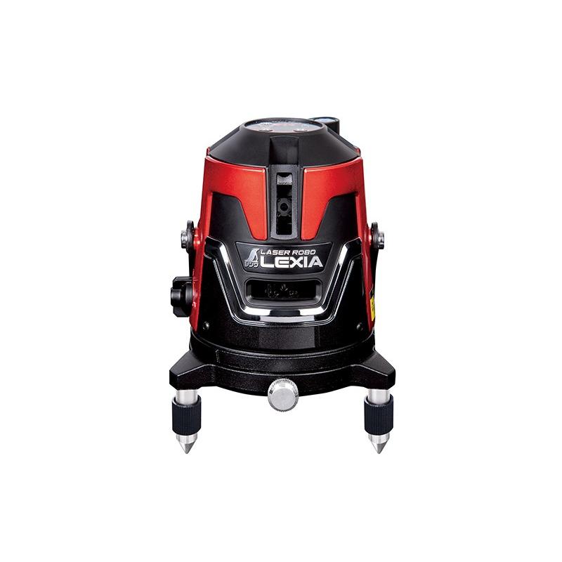 シンワ レーザーロボLEXIA 通り芯x2・大矩・横・地墨 レッド51(本体