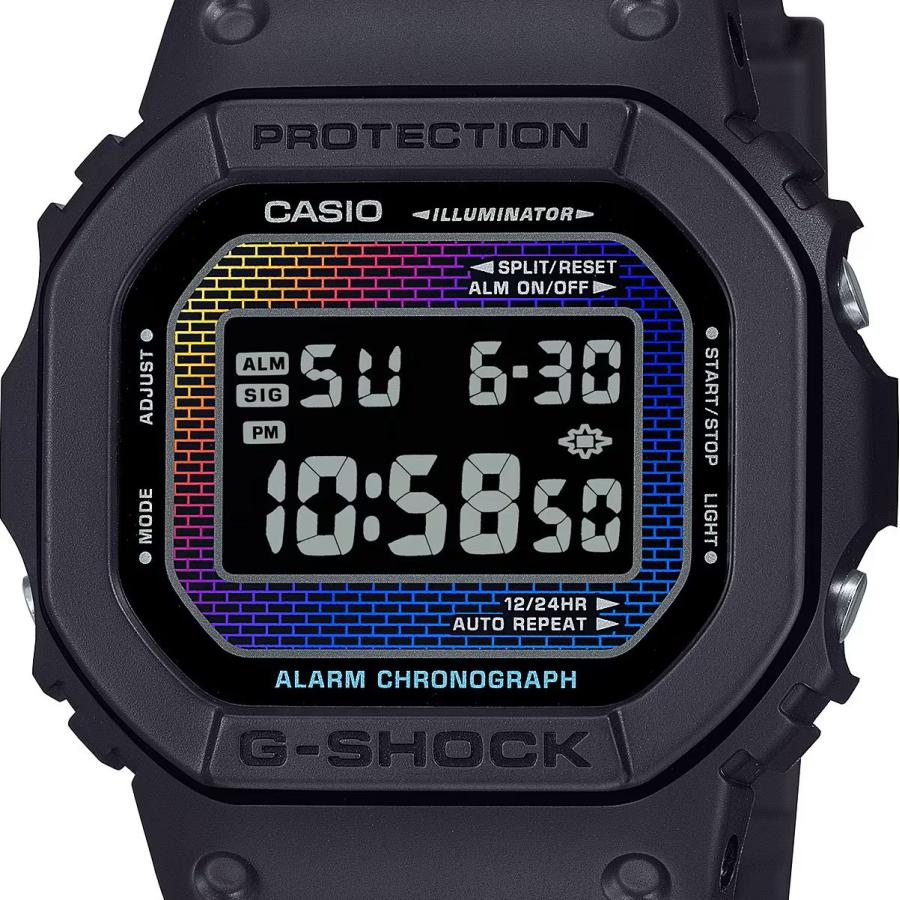 G-SHOCK ジーショック DW-5600RW-1JF レインボーカラー Rainbow Brick