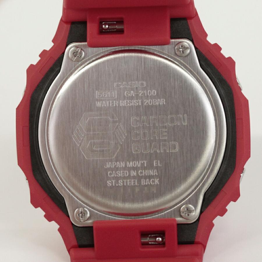 G-SHOCK gショック CASIO GA-2100-4A 2100 Series レッド 腕時計 爆買