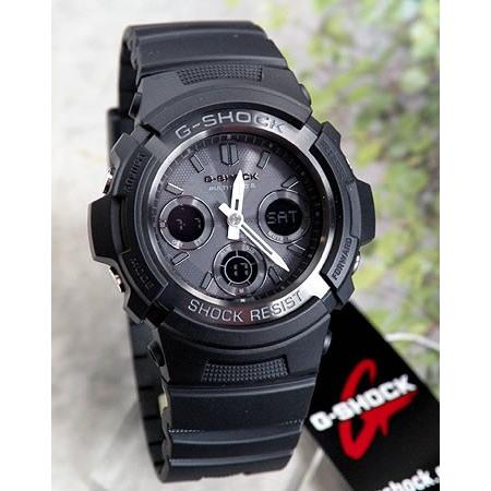 G-SHOCK Gショック ジーショック 電波ソーラー AWG-M100B-1A 黒 BASIC