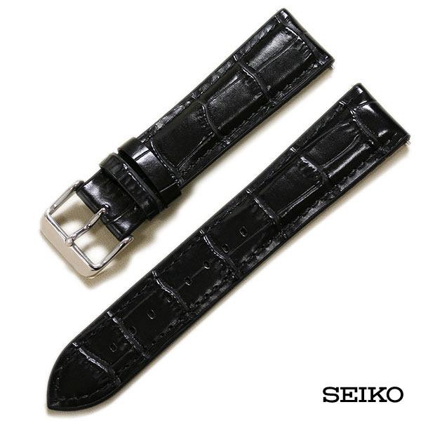 SEIKO（セイコー） 型押し 裏ラバー 牛革 ワンタッチバネ棒付 時計