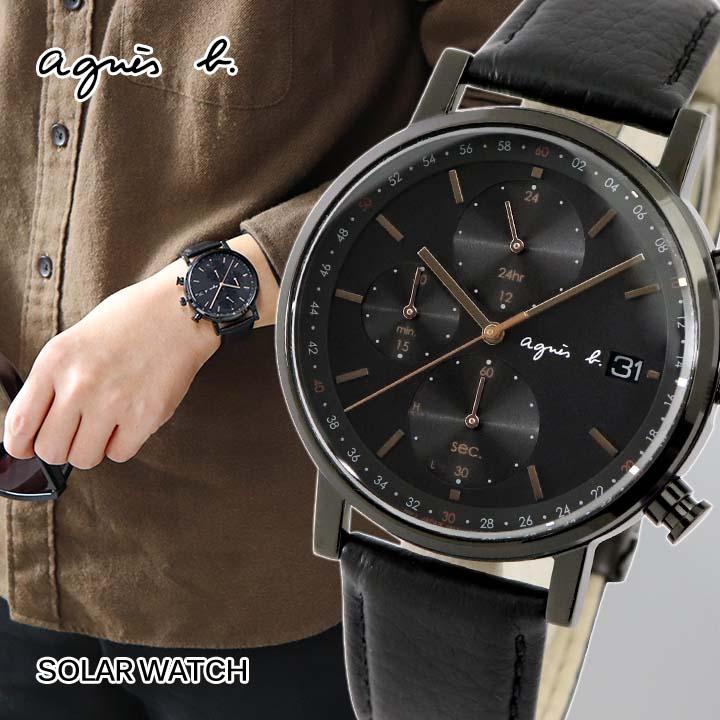 agnes b. HOMME お取り寄せ アニエスベー セイコー ソーラー シンプル
