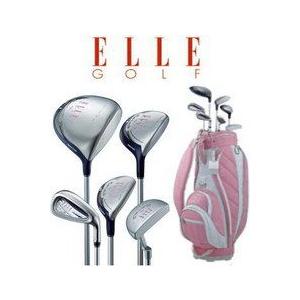 ELLE（エル） ゴルフ（ELLE GOLF）ハーフ7本セット キャディバッグ付
