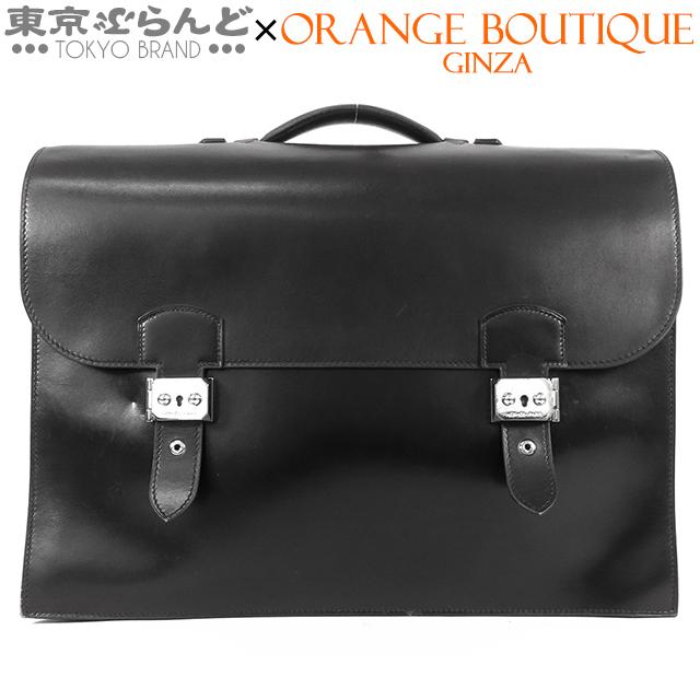 HERMES（エルメス） サックアデペッシュ 41 ダブルベルト ブラック 黒