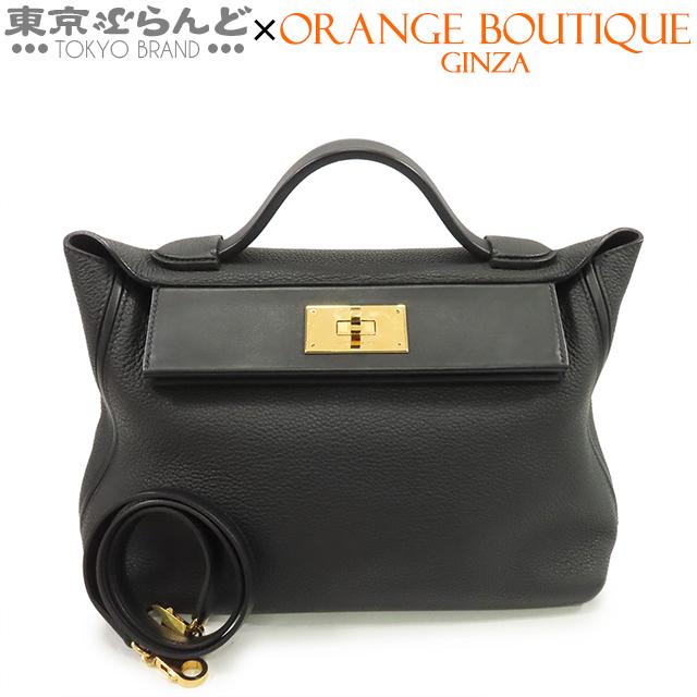 HERMES（エルメス） ヴァンキャトル29 Z刻印 黒 ブラック ゴールド金具