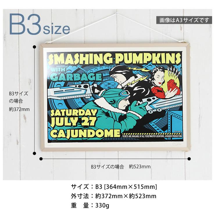 B3サイズ 364×515mm 額縁 ポスターフレーム パネル スタンダードな