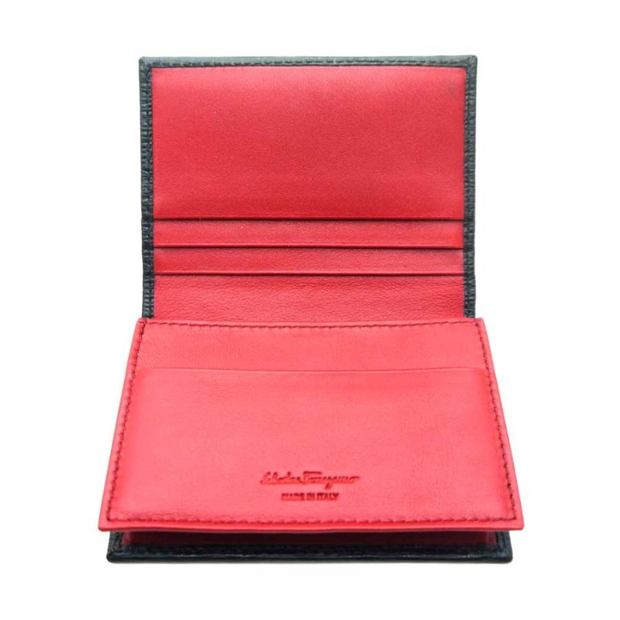 FERRAGAMO（フェラガモ） Salvatore Ferragamo 名刺入れ ブラックx