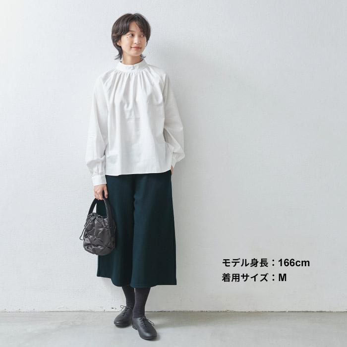 TOKYO BASIC ガウチョパンツ 7分丈 40代 圧縮ウール100% ガウチョ