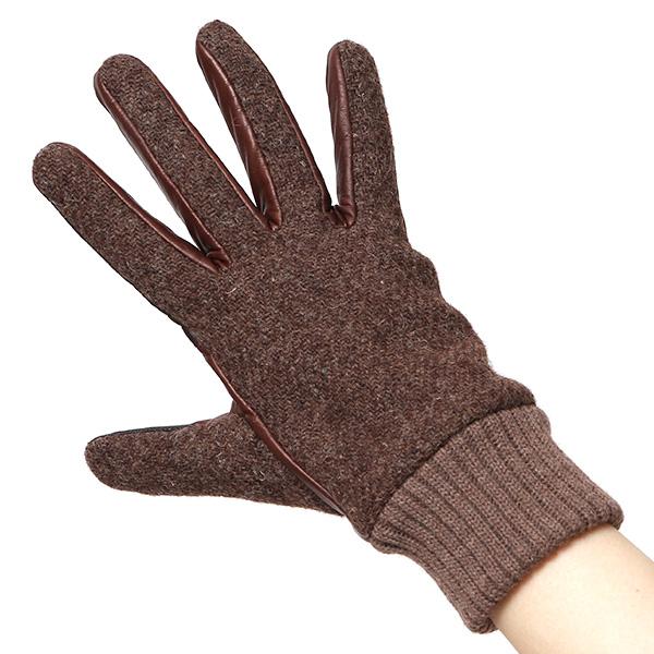 HARRIS TWEED（ハリスツイード） 手袋 レディース スマホ対応 ブラウン