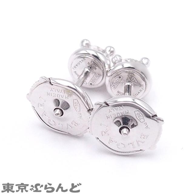 BVLGARI（ブルガリ） コロナ ピアス 348648 ホワイトゴールド K18WG