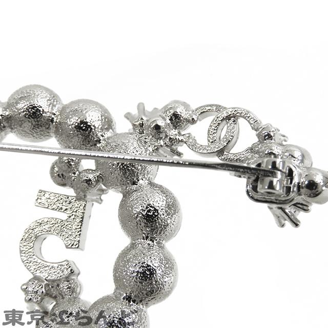 CHANEL（シャネル） ココマーク No5 ブローチ B23P シルバーカラー
