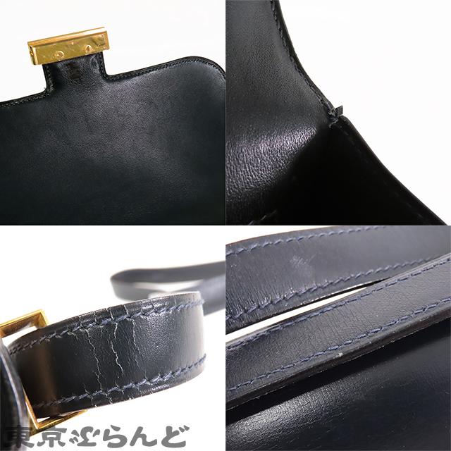 HERMES（エルメス） コンスタンス23 〇R刻印 ネイビー ゴールド金具