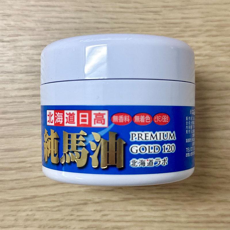 新品】【 即納可！】北海道日高純馬油プレミアムゴールド 120g : 東京