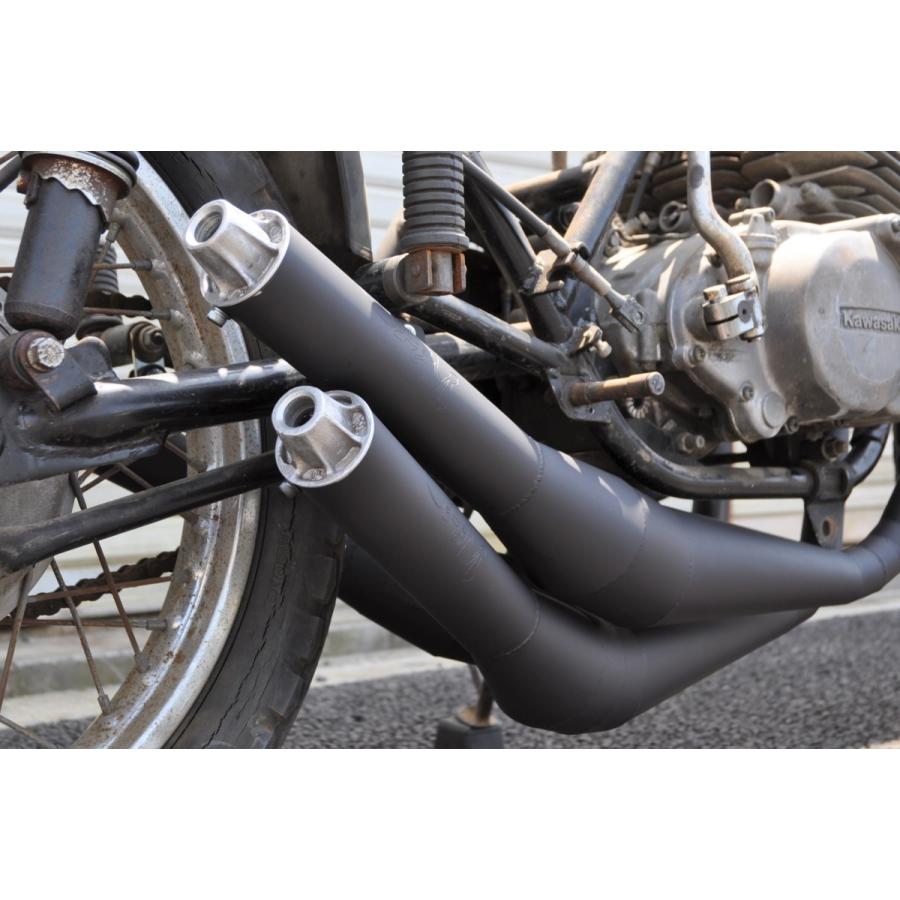 ORM製 カワサキ KH250 3本チャンバー 刻印 完全国内生産 自社製造品