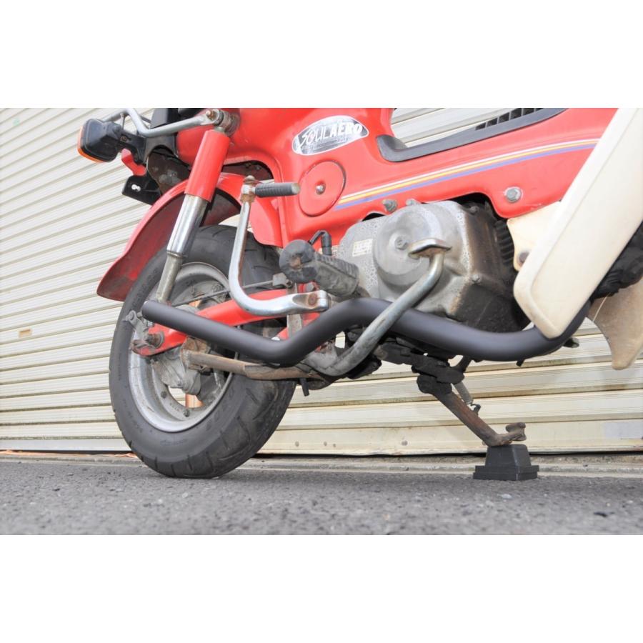 ORM製 ホンダ シャリー ウェイブ管マフラー 耐熱ブラック 国内自社製造