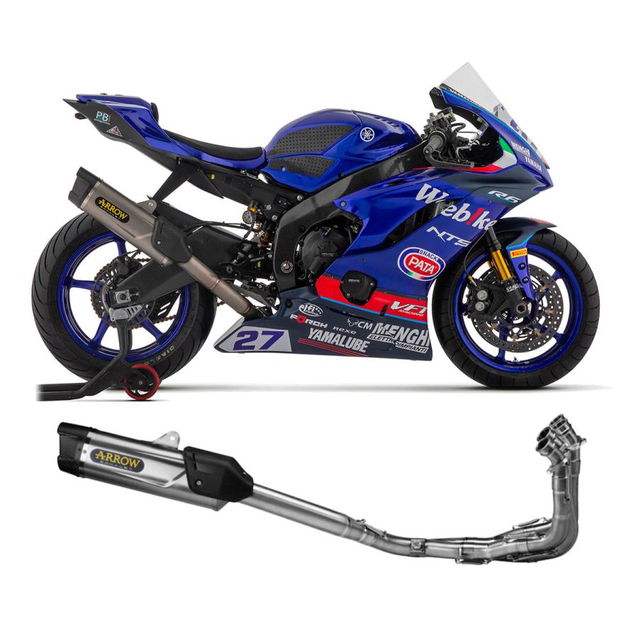 Arrow YAMAHA YZF-R6 2017-2024 フルシステムエキゾースト Competition
