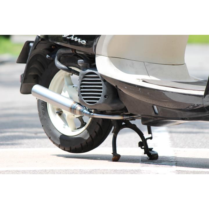 ヤマハ VINO ビーノ 用 SA26J/SA37J 50φマフラー 《MARS CL》 クリア