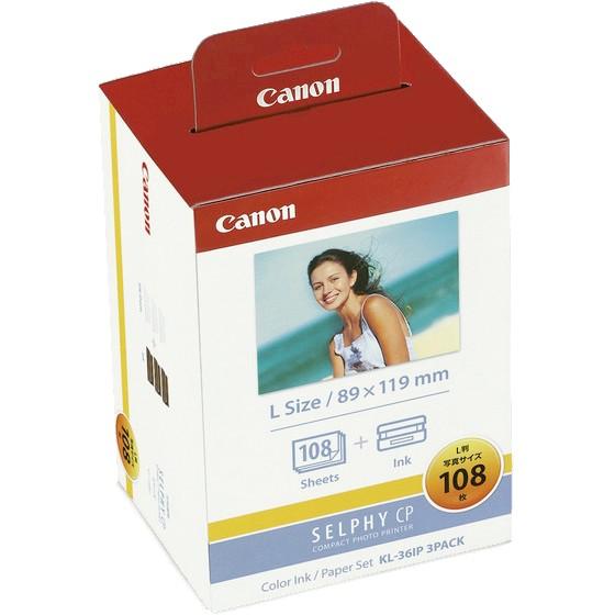 キヤノン（Canon） KL-36IP 3PACK Lサイズ 108枚（36枚×3箱） カラー