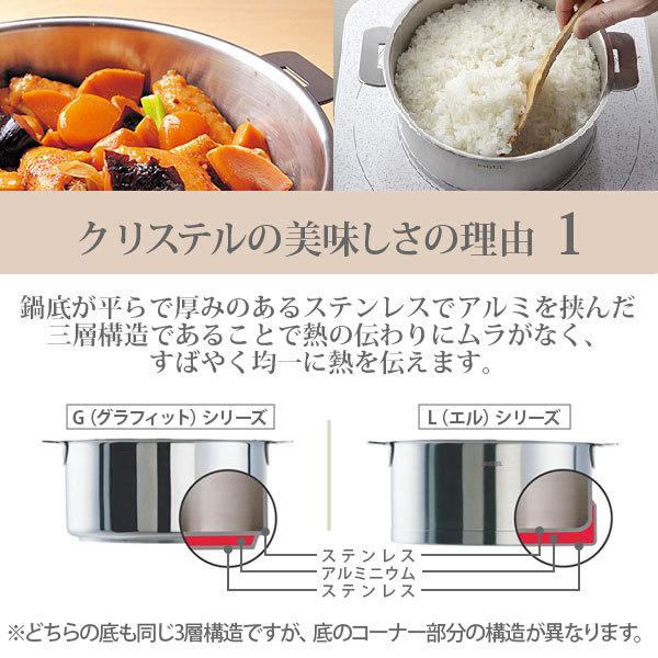 CRISTEL（クリステル） クリステル鍋 Lシリーズ 両手鍋深型 1.5L 16cm