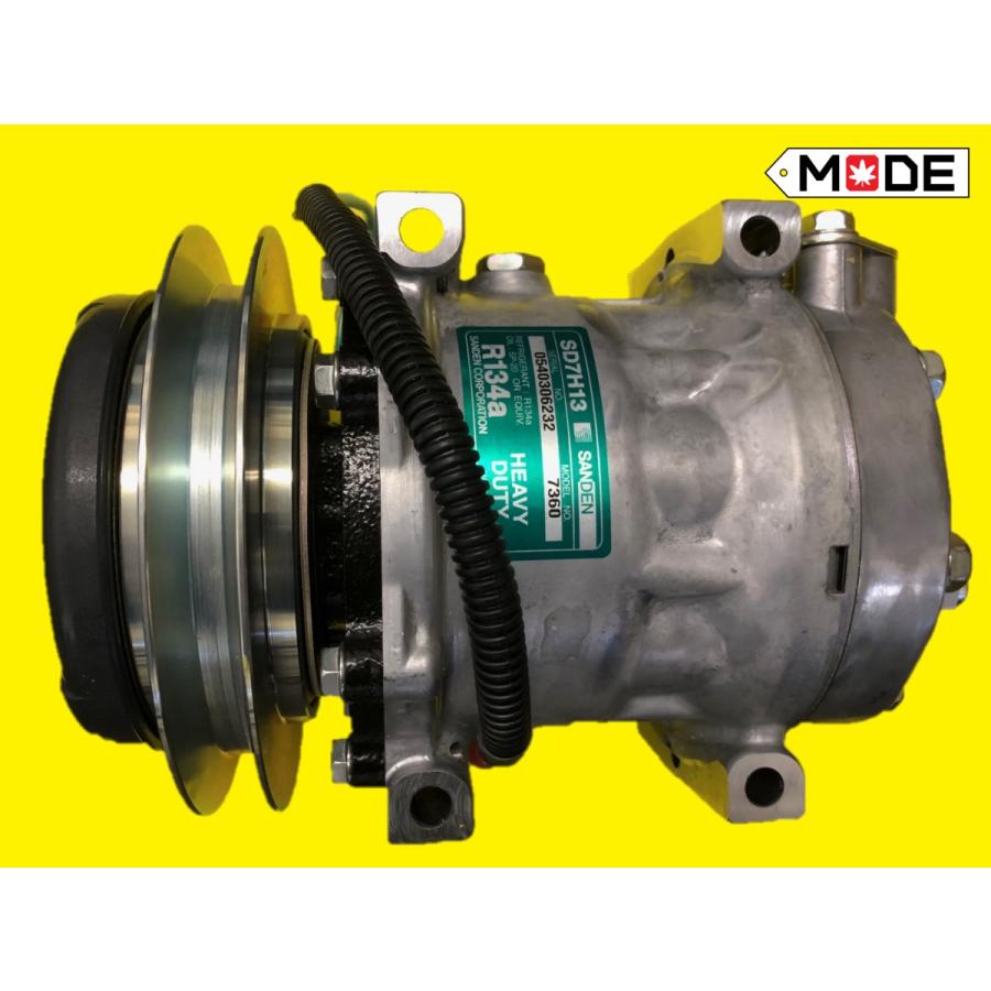 MODE】コマツ◇建設機械用◇【SANDEN製新品】エアコンコンプレッサー