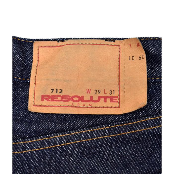 RESOLUTE（リゾルト） RESOLUTE 712 デニムパンツ ワンウォッシュ