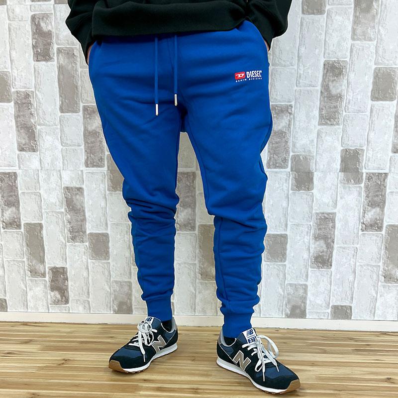 DIESEL（ディーゼル） メンズ スウェットパンツ ワンポイントロゴ 裏毛