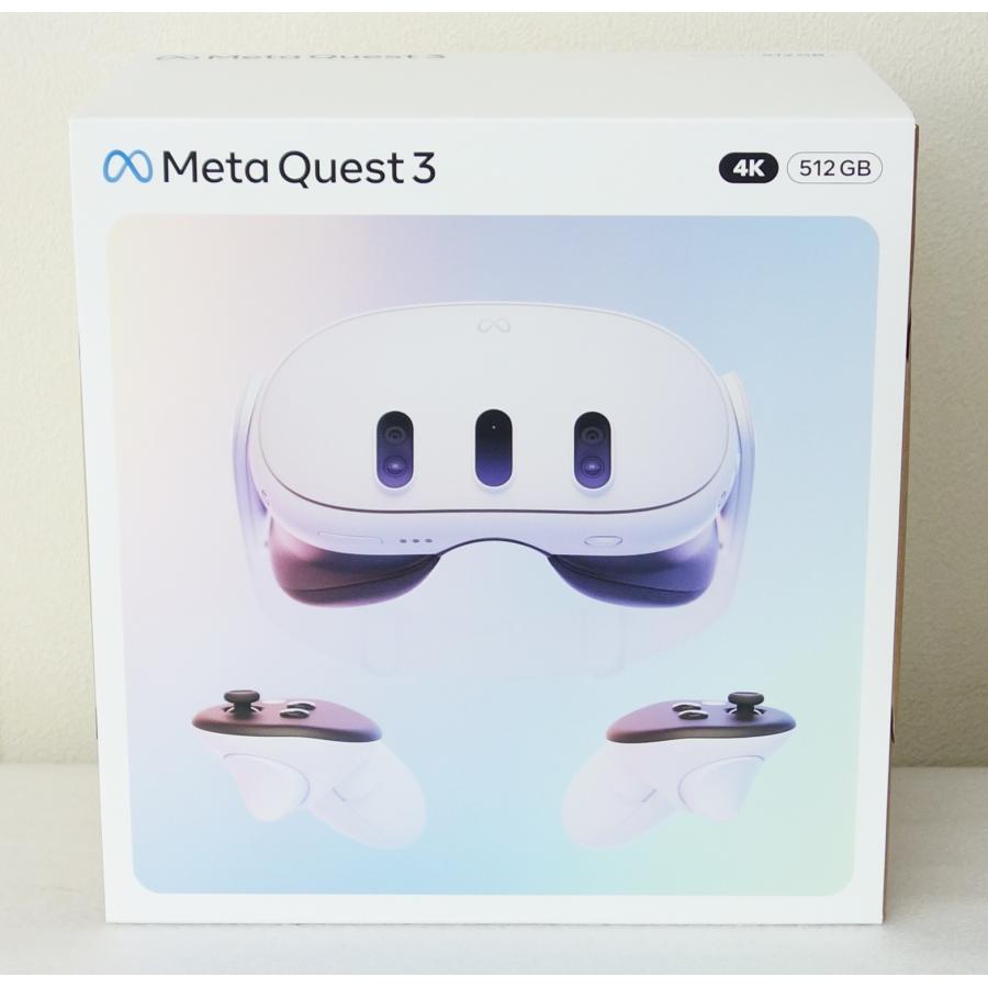 メタ Meta Quest 3 クエスト 512GB 899-00594-01 VRヘッドセット 新品