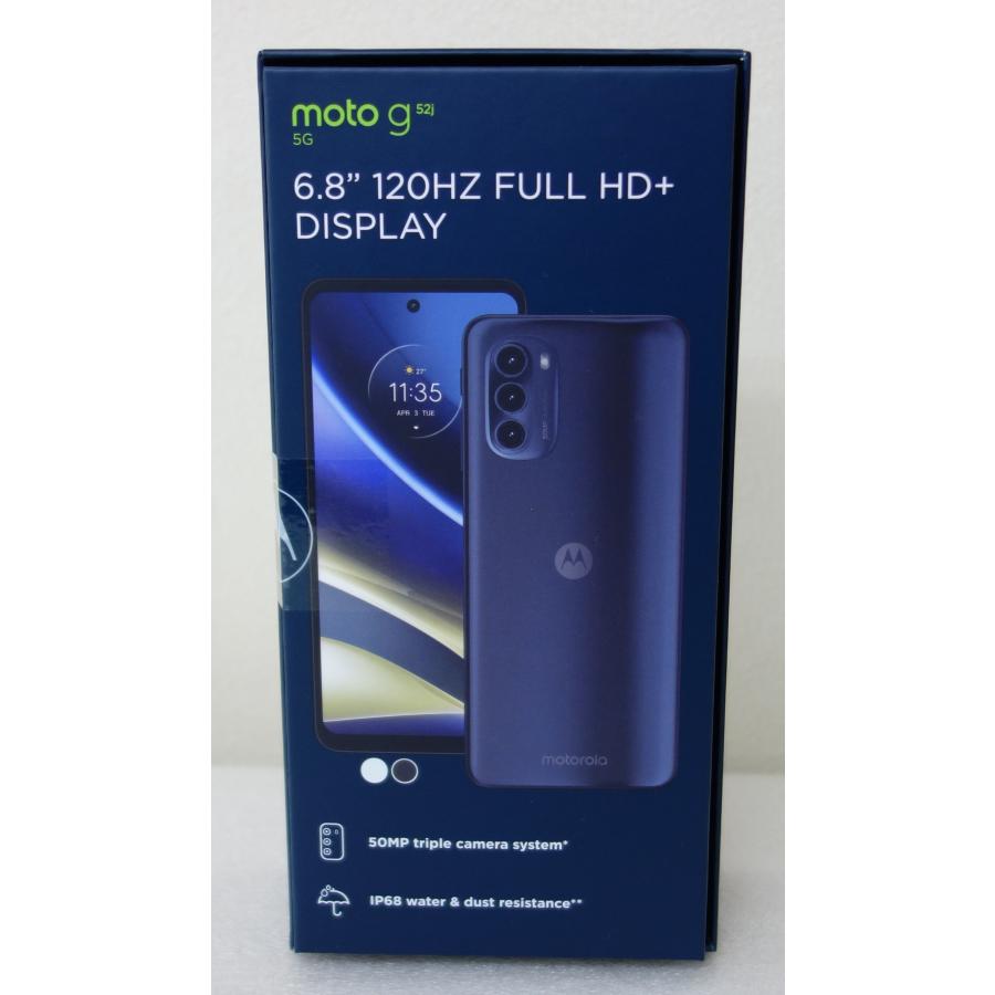 moto g モトローラ motorola g52j 5G II インクブラック PATM0004JP