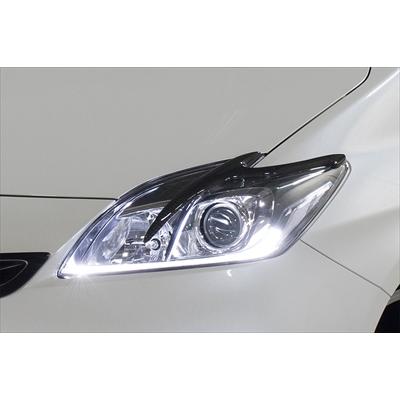 プリウス 30系 後期 HIDヘッドライト車専用 RR アイラインガーニッシュ