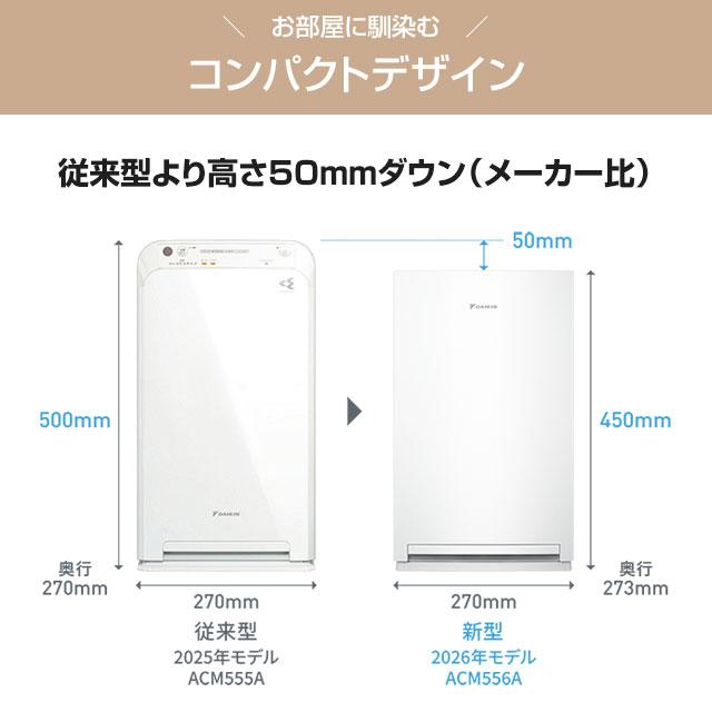 ダイキン（DAIKIN） ストリーマ空気清浄機 55タイプ 空気清浄機 適用床