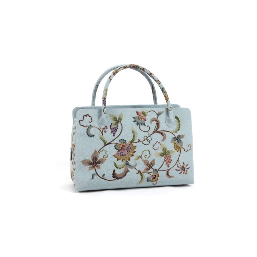 岡重謹製 利休バッグ お茶席バッグ 正絹友禅バッグ 女性用 お茶席