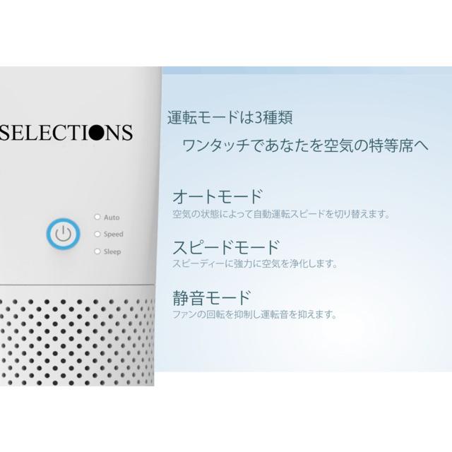 空気清浄機 花粉にお悩みの方に 持ち運び可能な T005730 ホワイト