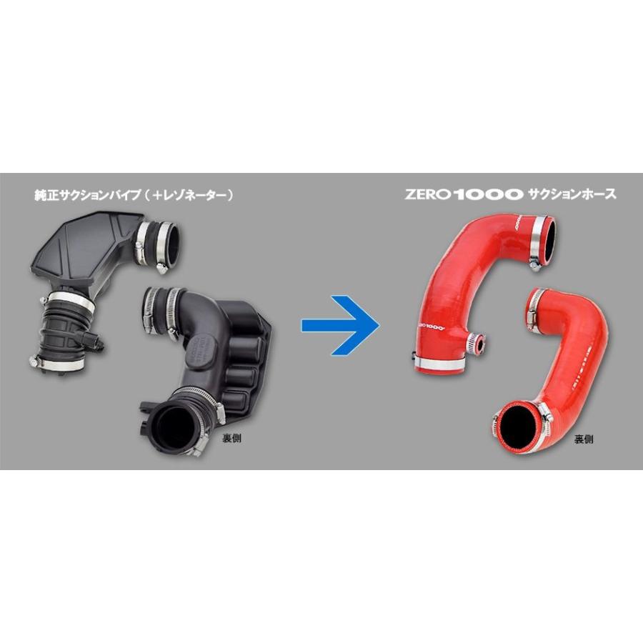 ZERO-1000 ZC33Sスイフトスポーツ 強化サクションホース ブルー