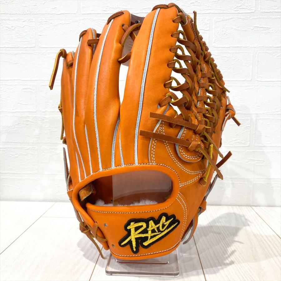 RAG de Lion ラグデリオン 硬式グラブ 外野手用 SAT-01 オレンジ L（右