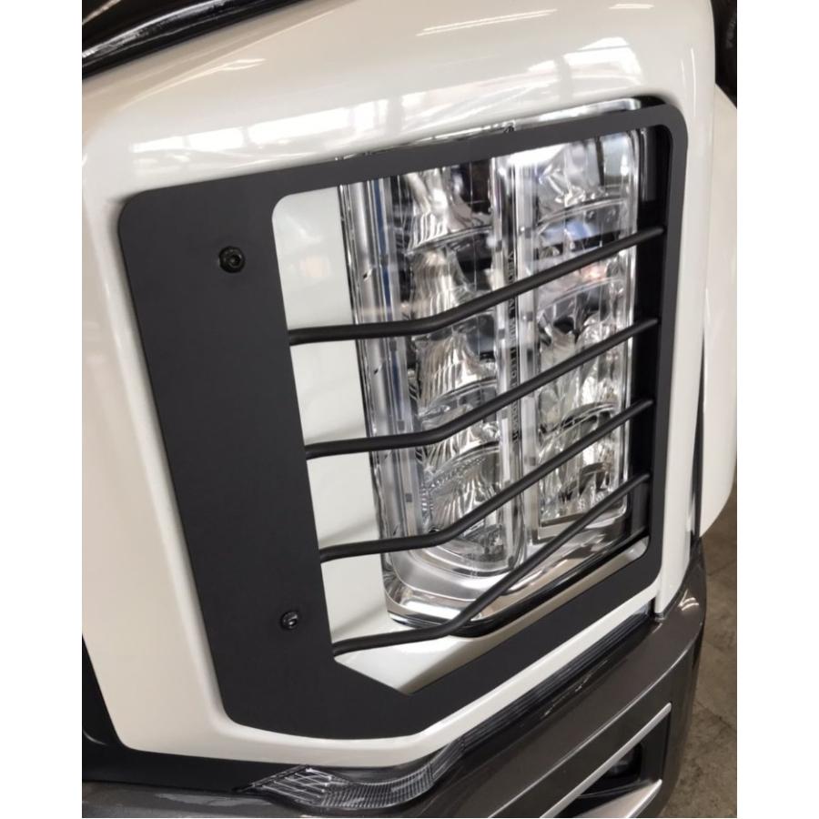 MADLYS 後期デリカD5 ヘッドライトプロテクター 左右セットD:5 CV#W