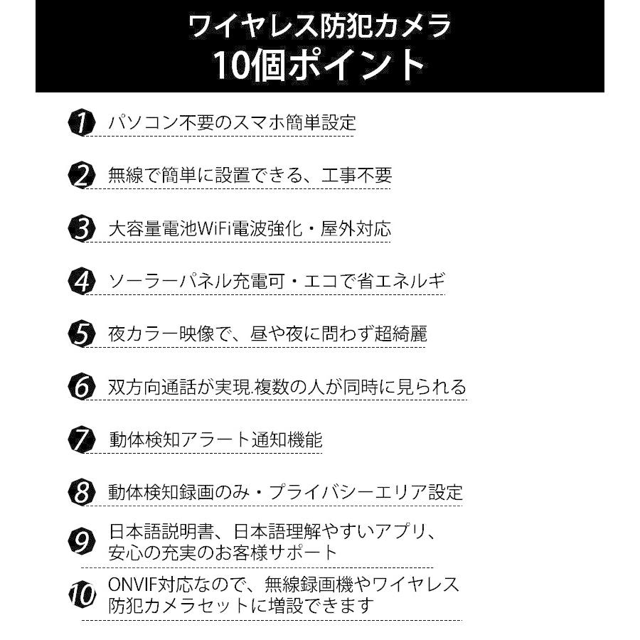 防犯カメラ 監視カメラ 屋外 Wi-Fi 300万画素 電池式 PIR人感発光 AI