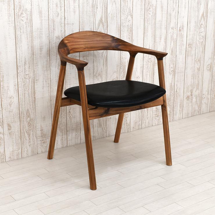 ダイニングチェア アームチェア 1脚入り 完成品 tom-ch-351na