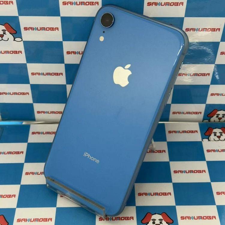 即日発送可iPhoneXR au Apple 64GB ブルー - SIMロック解除済 ジャンク