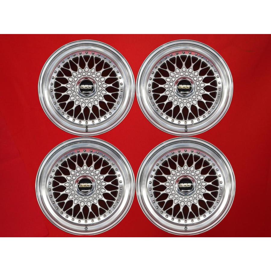 鍛造 軽量 BBS RS RS320 / RS321 ホイール 4本 8/9J-17 PCD114.3 5穴 +