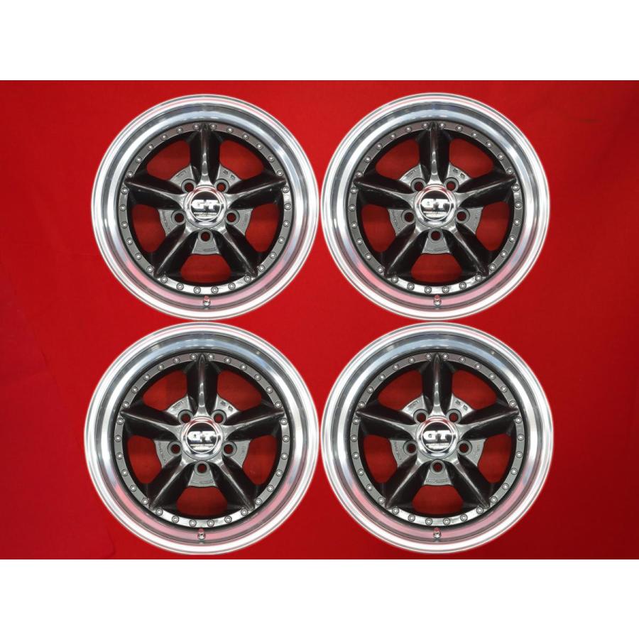 絶版 希少 PANASPORT パナスポーツ G7 C5R 中古ホイール 4本 8/9J 16