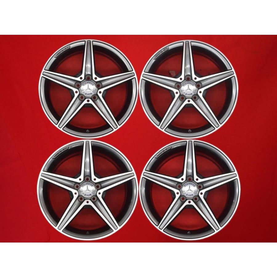 メルセデスベンツ Cクラス W205 純正AMG 中古ホイール 4本 7.5J/8.5J