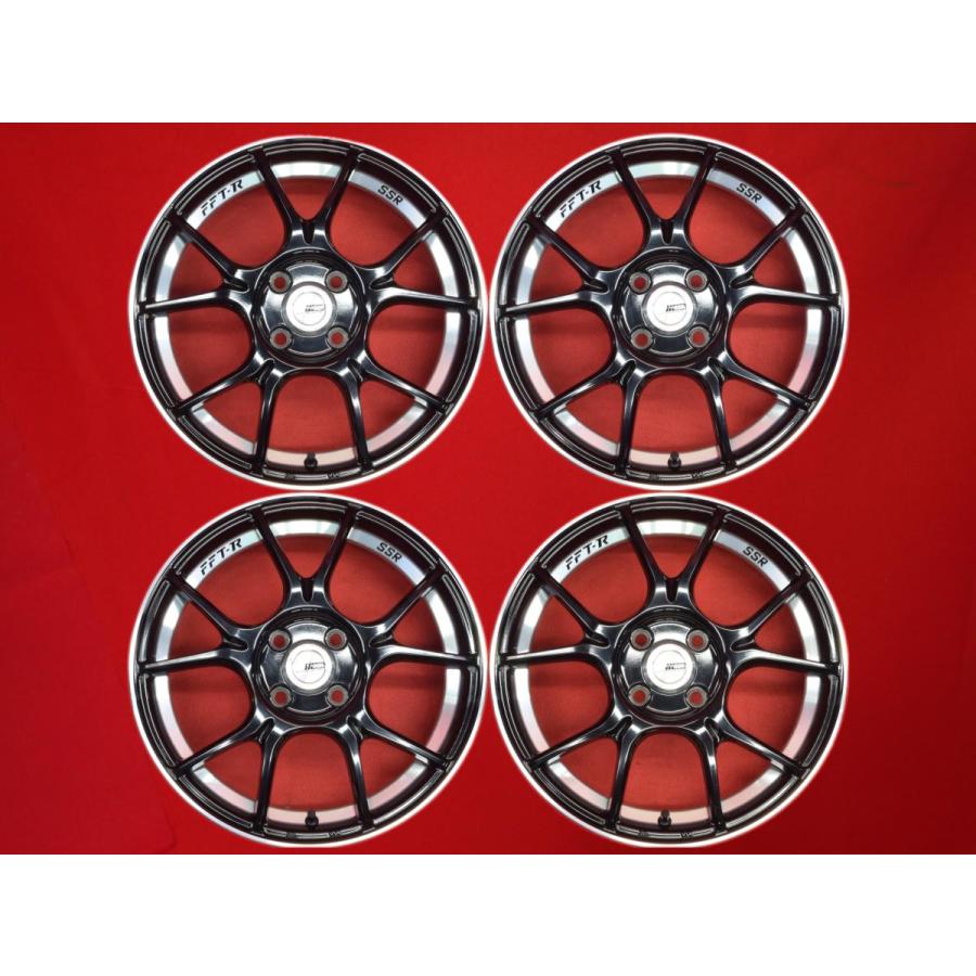 FFT-R製法 軽量 SSR GTX02 ジーティーエックスゼロツー 中古ホイール 4
