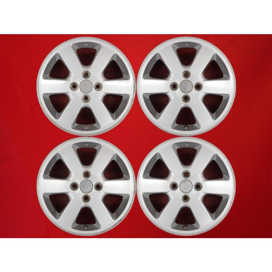 激安 4本セット】スズキ Kei(ケイ) 純正 6スポーク アルミホイール