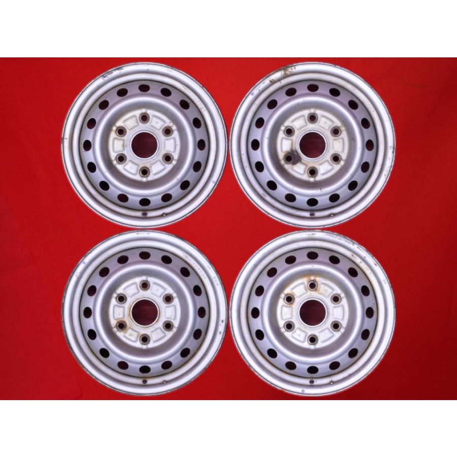 激安 4本セット】トヨタ ハイエース 100系/2WD 純正 スチール 鉄