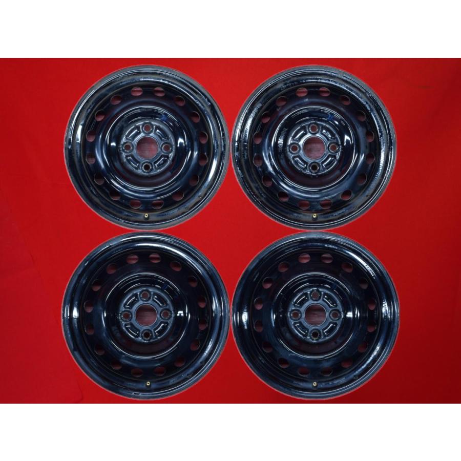 激安 4本セット】三菱 i(アイ) 純正 スチール 鉄ホイール 鉄チン 中古
