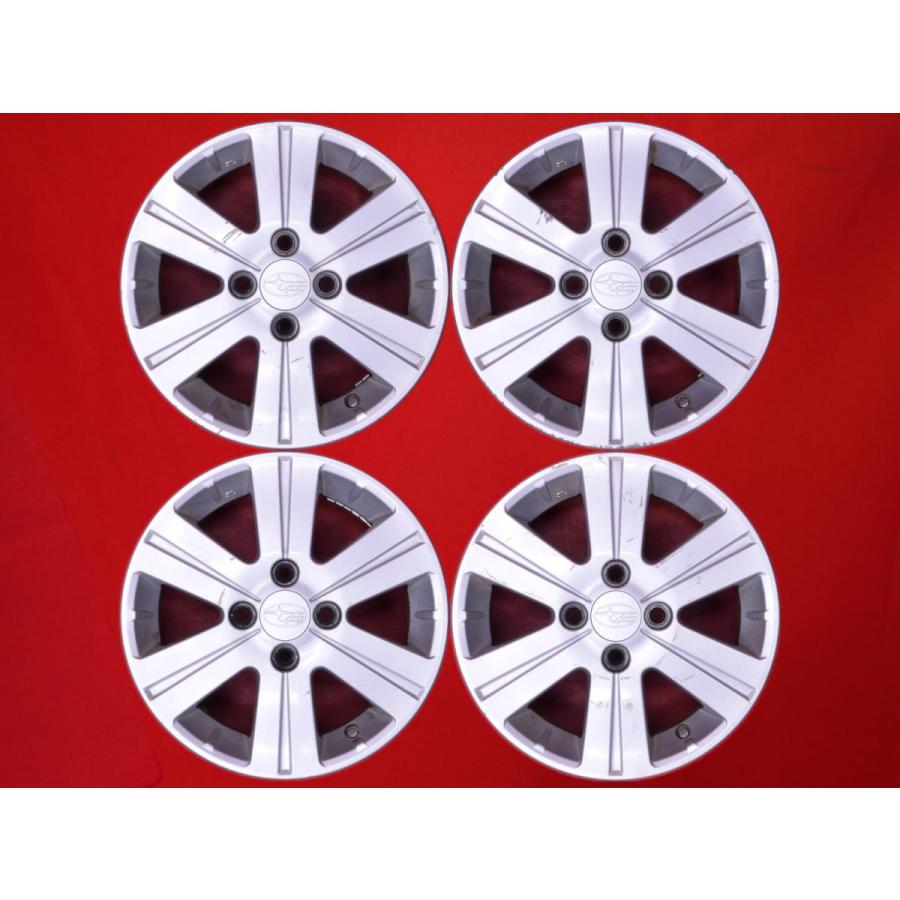 激安 4本セット】スバル ステラカスタム RN1 純正 アルミホイール 中古