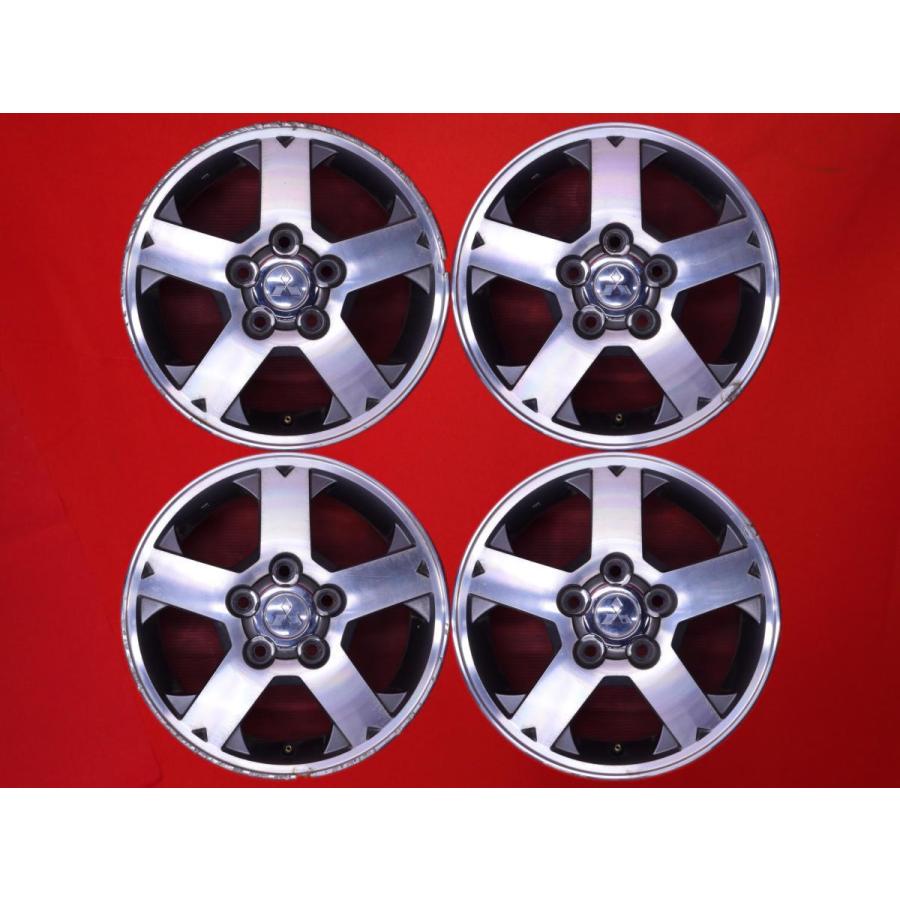 激安 4本セット】三菱 パジェロミニ 純正 5スポーク アルミホイール